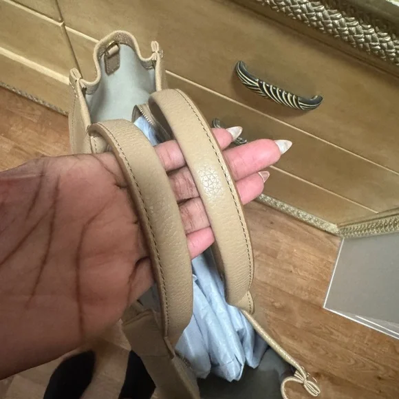 Marc Jacob - Tan LEATHER MEDIUM TOTE BAG - Picture 4 of 6